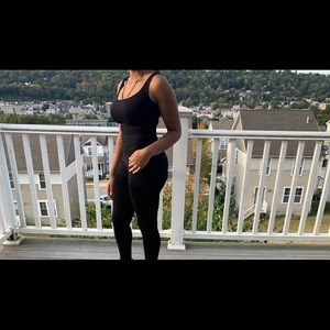 fitted tank jumpsuit